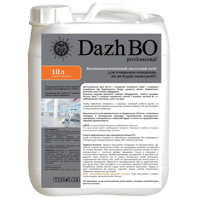 Засіб миючий для підлоги DAZHBO, 10л